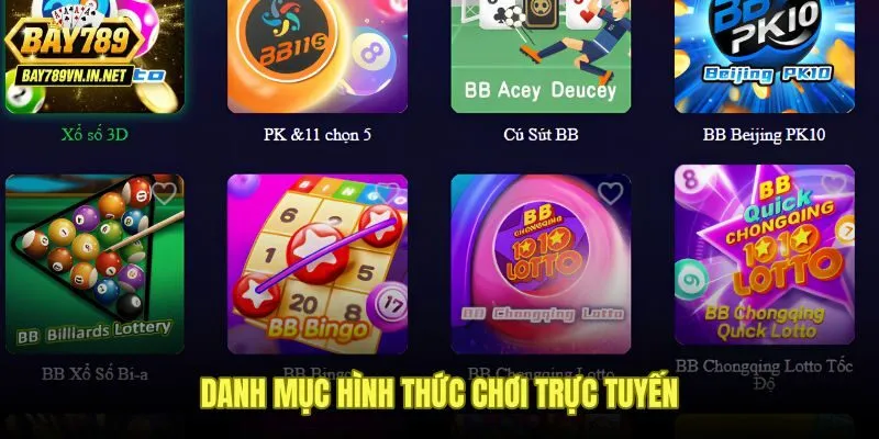 Các hình thức lô đề Bay789 với nhịp chơi rõ ràng và thao tác gọn