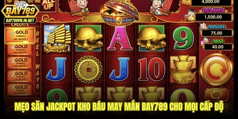 Chiến thuật quản lý vốn và chọn nhịp quay nổ hũ Kho Báu May Mắn Bay789