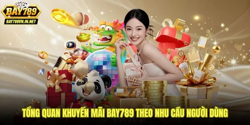Khuyến mãi Bay789 phân loại theo nhu cầu nạp và cách chơi cá nhân