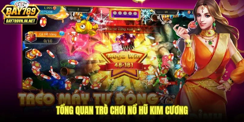 Nổ hũ kim cương Bay789 quay nhanh cùng màu sắc đá quý rực rỡ